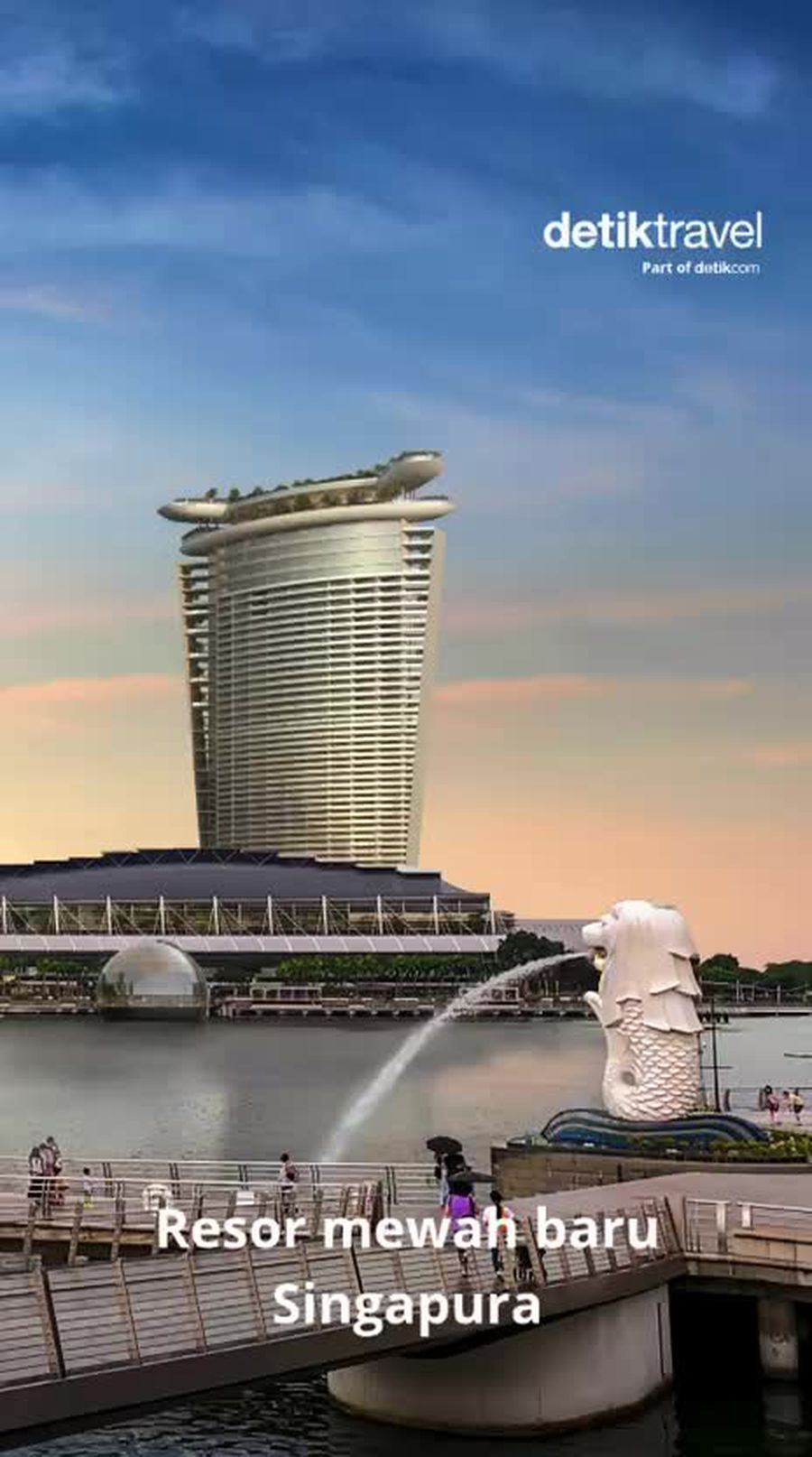 Video: Singapura Bangun Resor Rp130 Triliun di Samping Marina Bay Sands