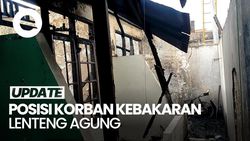 Video: Jenazah Korban Kebakaran Lenteng Agung Ditemukan di Kamar Mandi