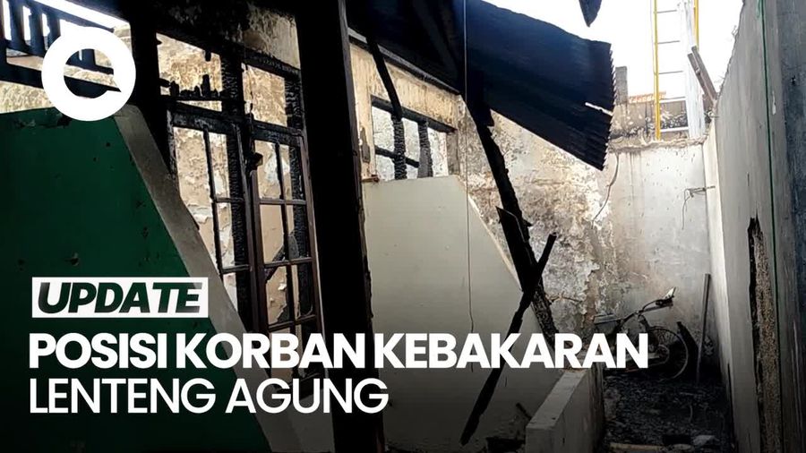 Video: Jenazah Korban Kebakaran Lenteng Agung Ditemukan di Kamar Mandi