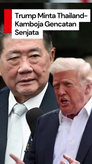 Video Trump Ancam Thailand dengan Tarif Dagang Jika Tak Gencatan Senjata