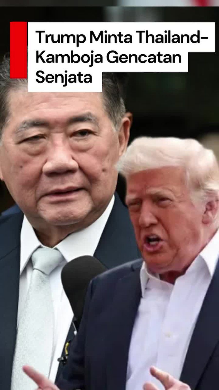 Video Trump Ancam Thailand dengan Tarif Dagang Jika Tak Gencatan Senjata