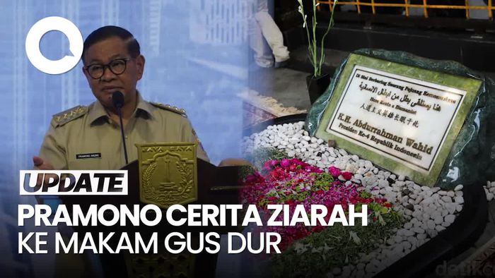 Video: Cerita Pramono Yakin Menang Pilgub Seusai Ziarah ke Makam Gus Dur