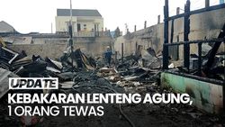 Video: Kondisi Terkini TKP Kebakaran di Lenteng Agung Tewaskan 1 Orang