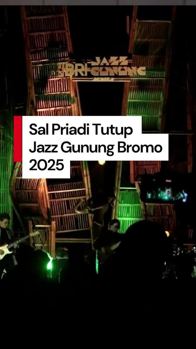 Video: Penampilan Sal Priadi Tutup Gelaran Jazz Gunung Bromo 2025