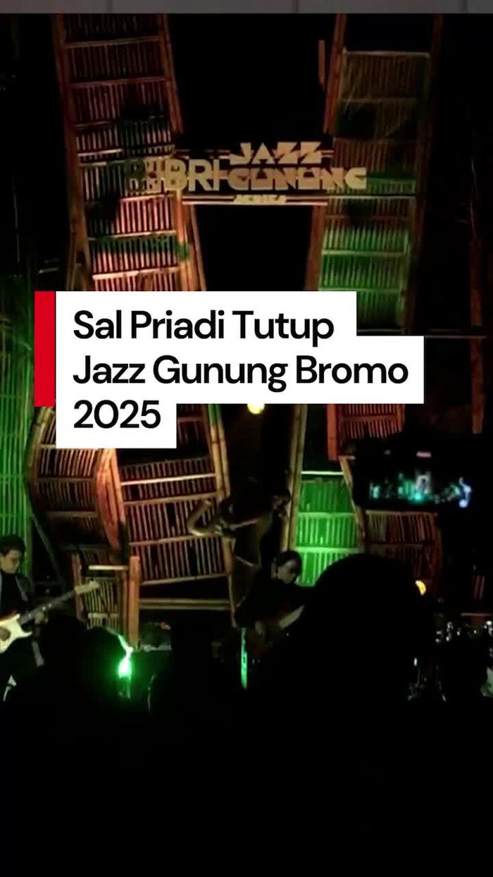 Video: Penampilan Sal Priadi Tutup Gelaran Jazz Gunung Bromo 2025