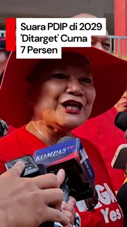Video Ribka Tjiptaning Sebut Ada yang Target Suara PDIP Cuma 7% di 2029