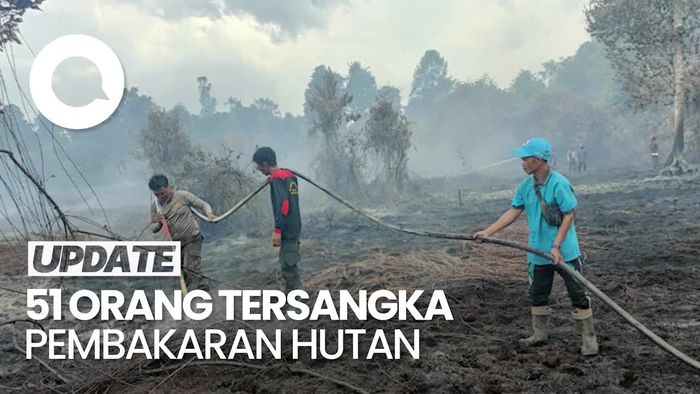 Video: Polri Tetapkan 51 Tersangka Kasus Kebakaran Hutan di Riau