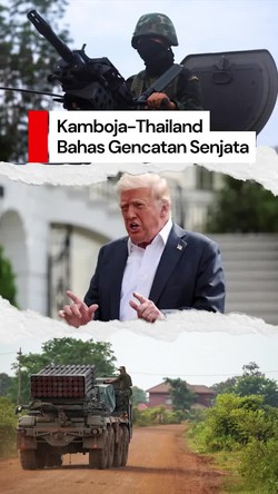 Video: Kamboja-Thailand Bahas Gencatan Senjata Usai Ditelepon Trump