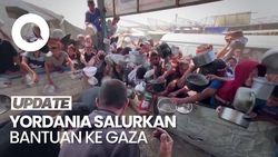 Video: Momen Yordania Salurkan Bantuan ke Gaza Lewat Jalur Udara