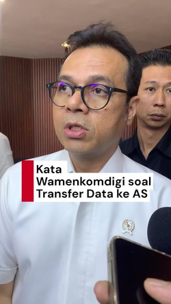 Video: Wamenkomdigi Sebut Transfer Data ke AS Merupakan Data Komersial