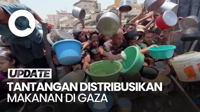 Video PR Besar Mendistribusikan Makanan di Gaza Saat Ini