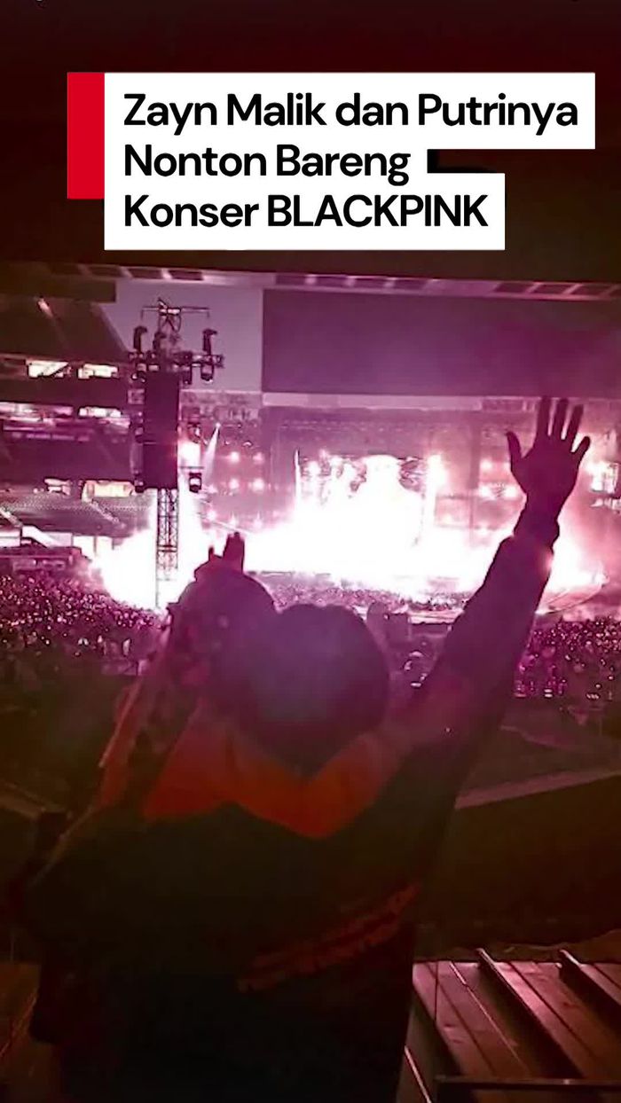 Video Zayn Malik Nonton Konser BLACKPINK: Aku dan Khai Suka Banget!
