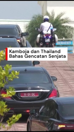 Video Pemimpin Kamboja-Thailand Tiba di Malaysia Bahas Gencatan Senjata