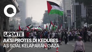 Video: Demo di Kedubes AS, Massa Minta Prabowo Desak PBB Buka Blokade Gaza