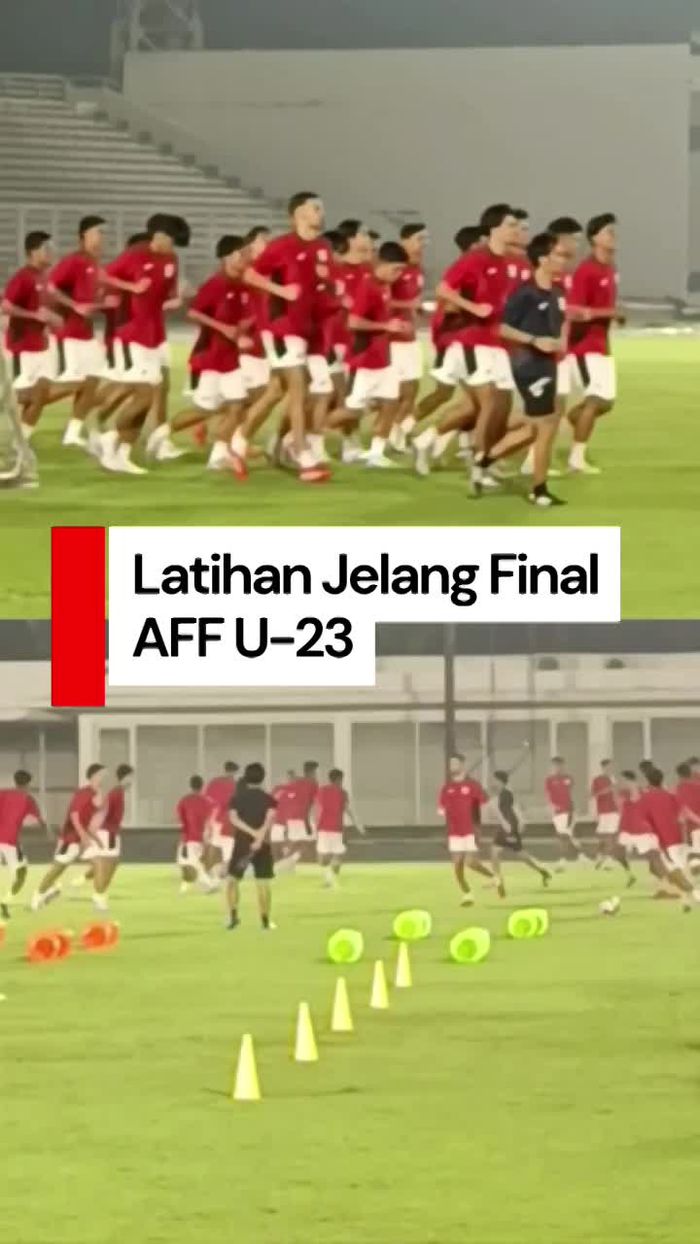 Video: Pemanasan Garuda Muda Tatap Laga Final AFF U-23 Lawan Vietnam