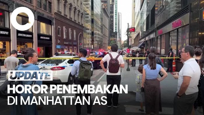 Video Penembakan di Manhattan AS, 5 Orang Tewas Termasuk Polisi-Pelaku