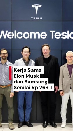 Video: Elon Musk Gandeng Samsung untuk Pasok Chip di Tesla