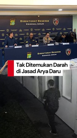 Video Labfor Polri Tak Temukan Bercak Darah-Sperma Arya Daru