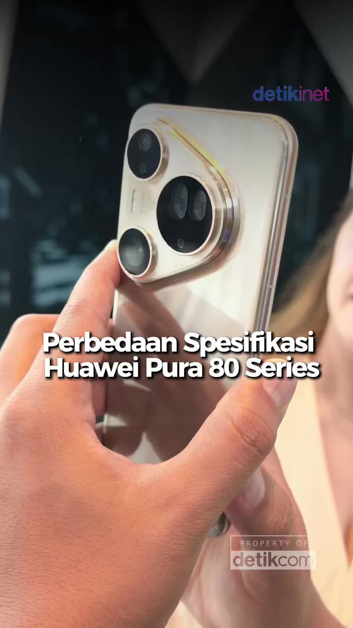 Video: Ini Perbedaan Spesifikasi dan Harga Huawei Pura 80 Series 