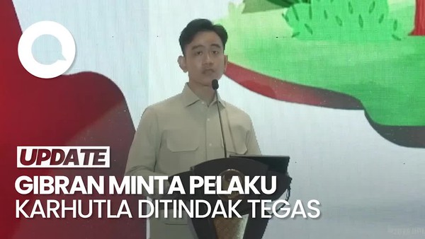 Video Gibran Minta Polda Riau Tindak Pelaku Karhutla: Kalau Ngeyel, Tangkap!