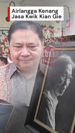 Video: Airlangga Kenang Jasa Besar Kwik Kian Gie Tangani Ekonomi RI Usai 1998