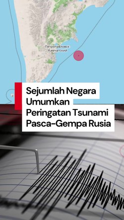 Video: Negara-negara yang Umumkan Peringatan Tsunami Setelah Gempa Rusia