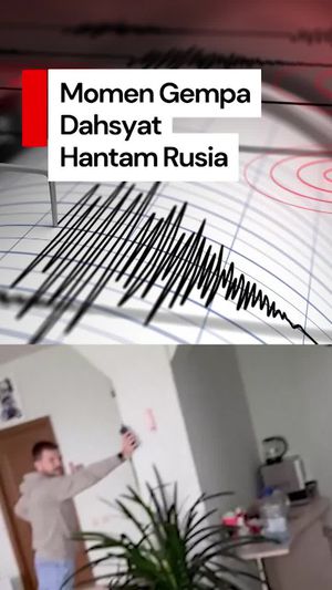 Video Detik-detik Gempa M 8,7 Mengguncang Kamchatka Rusia