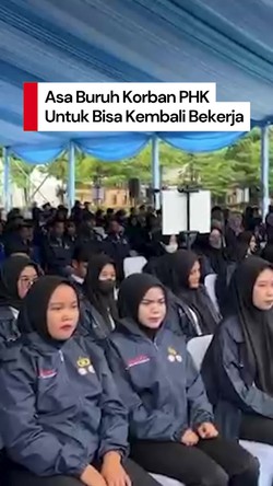 Video: Momen Kapolri Lepas 1.575 Buruh Korban PHK untuk Bekerja Kembali