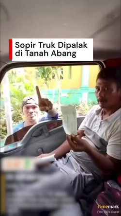 Video: Preman Palak Sopir Berkedok Pengawalan di Tanah Abang Ditangkap