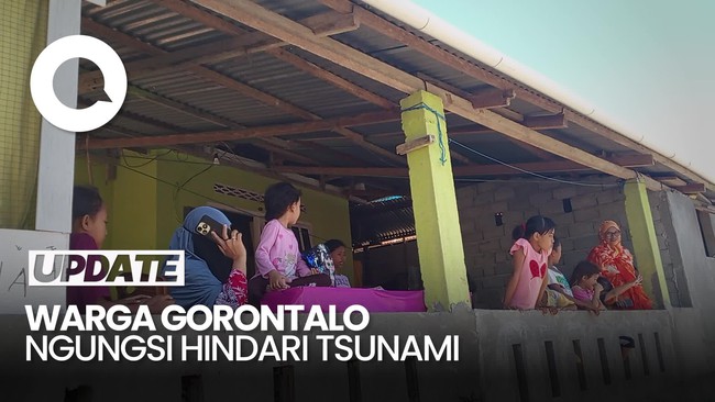 Video: Waspadai Tsunami, Warga Pesisir Gorontalo Mulai Ngungsi ke Gunung