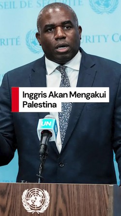 Video: Kecam Israel, Inggris Akan Akui Palestina September Mendatang