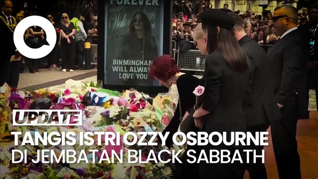 Video: Air Mata Penghormatan Sharon ke Ozzy Osbourne di Jembatan Black Sabbath