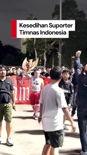 Video: Suporter Kecewa Indonesia Gagal Raih Piala AFF U-23