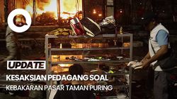 Video: Pedagang Sebut Kebakaran Pasar Taman Puring Akibat Korsleting