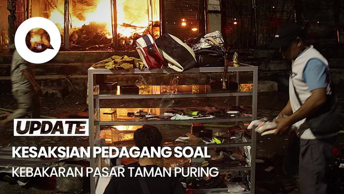 Video: Pedagang Sebut Kebakaran Pasar Taman Puring Akibat Korsleting
