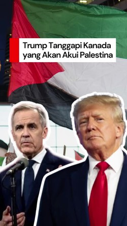 Video Trump Ancam Kanada yang Akan Akui Palestina dengan Tarif Dagang