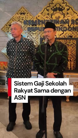 Video Mensos Pastikan Sistem Gaji Guru Sekolah Rakyat Seperti ASN