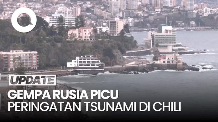 Video: Peringatan Tsunami di Chili Buntut Gempa Rusia, Warga Dievakuasi
