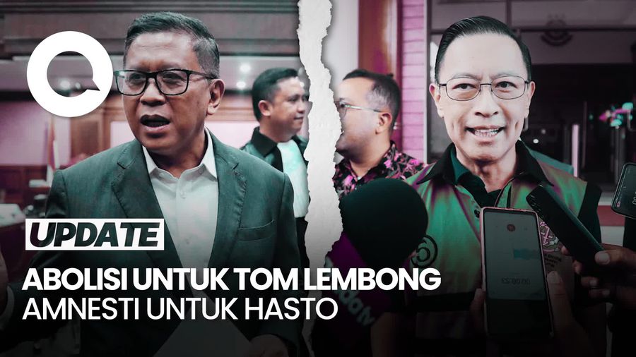 Video: Prabowo Beri Abolisi ke Tom Lembong-Amnesti untuk Hasto