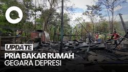 Video: Depresi Ditinggal Istri, Pria di Maros Nekat Bakar Rumah