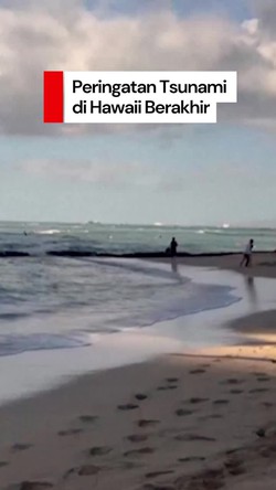 Video Hawaii Cabut Peringatan Tsunami, Diganti Imbauan