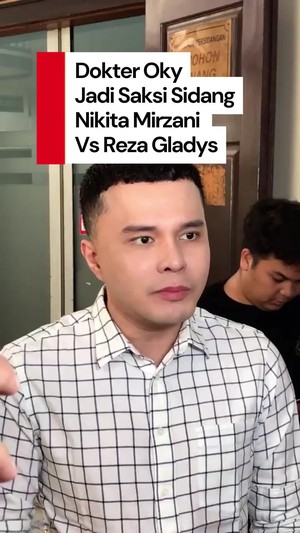 Video Dokter Oky Janji Bersaksi Sejujurnya di Sidang Nikmir Vs Reza Gladys