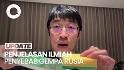 Video Menjelaskan Penyebab Gempa Rusia dengan Spons dan Buku