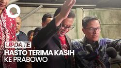 Video Hasto Bebas dari Rutan KPK: Terima Kasih Presiden Prabowo