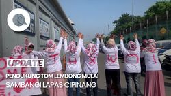 Video Pendukung Tom Lembong Sambangi Lapas Cipinang: We Love You Pak Prabowo