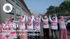 Video Pendukung Tom Lembong Sambangi Lapas Cipinang: We Love You Pak Prabowo