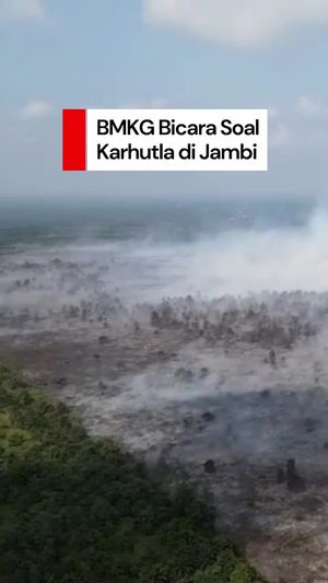 Video BMKG soal Karhutla Jambi: Secara Alamiah Semestinya Tak Terbakar