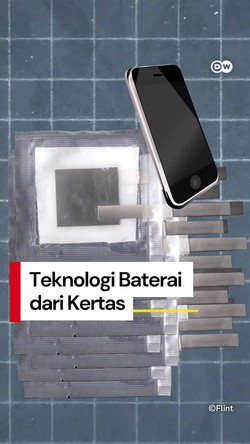 Video: Kertas Bukan Sembarang Kertas, Tapi Ini Baterai Lho!