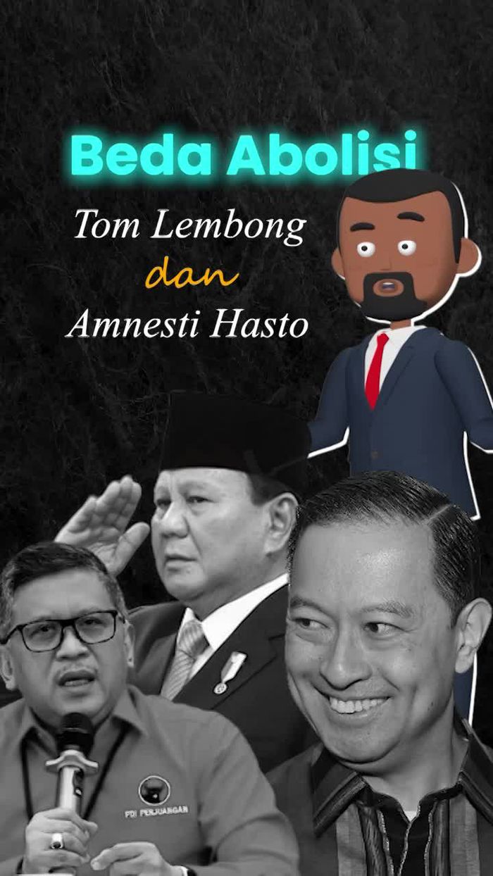 Video: Prabowo Beri Abolisi ke Tom Lembong-Amnesti ke Hasto, Apa Bedanya?