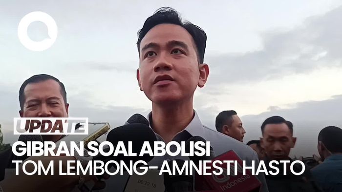 Video: Gibran Buka Suara soal Abolisi Tom Lembong-Amnesti Hasto